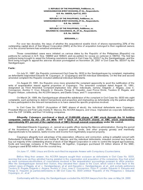 Republic of the Philippines Sandiganbayan.